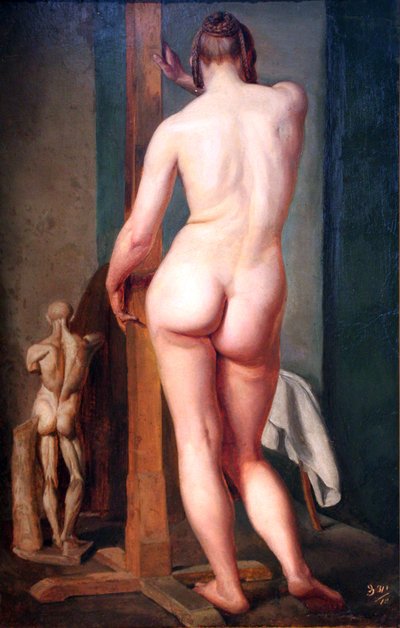 Female Back by Julius Schnorr von Carolsfeld